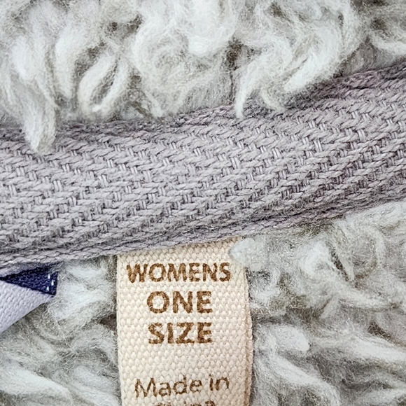 Hugs From Soft Surroundings Women's Fleece Drape Cardigan Sweater - OS - Picture 4 of 8